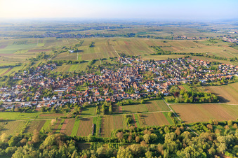 Vue aérienne de Du nord à le quartier Arzheim in Landau in der Pfalz dans le département Rhénanie-Palatinat, Allemagne