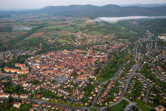 Photographie aérienne de Wissembourg dans le département Bas Rhin, France