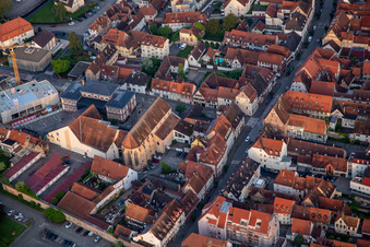 Wissembourg dans le département Bas Rhin, France hors des airs