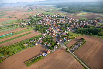 Photographie aérienne de Salmbach dans le département Bas Rhin, France