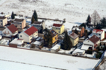 Wattstr à Freckenfeld dans le département Rhénanie-Palatinat, Allemagne hors des airs