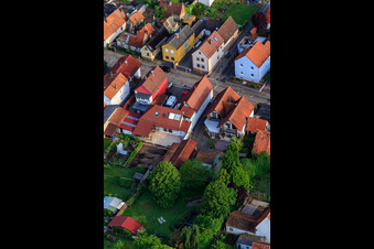 Vue oblique de Gänsried à Freckenfeld dans le département Rhénanie-Palatinat, Allemagne