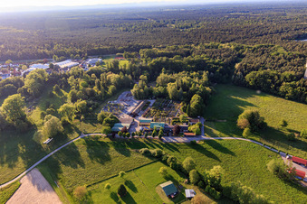 Image drone de Pépinière Bienwald / Greentec à Berg dans le département Rhénanie-Palatinat, Allemagne