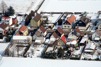 Wattstr à Freckenfeld dans le département Rhénanie-Palatinat, Allemagne vue d'en haut