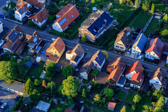 Photographie aérienne de Chantier de construction MFH Waldstr à Kandel dans le département Rhénanie-Palatinat, Allemagne