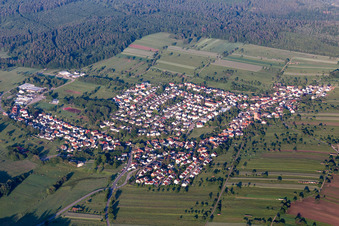 Photographie aérienne de Quartier Völkersbach in Malsch dans le département Bade-Wurtemberg, Allemagne