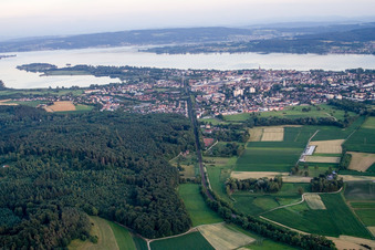 Radolfzell à Radolfzell am Bodensee dans le département Bade-Wurtemberg, Allemagne d'en haut