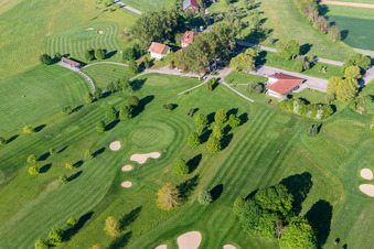 Vue oblique de Club de golf Alpirsbach eV à le quartier Peterzell in Alpirsbach dans le département Bade-Wurtemberg, Allemagne