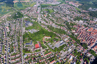 Vue aérienne de Centre scolaire à Rottweil dans le département Bade-Wurtemberg, Allemagne