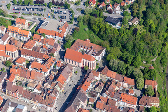 Vue aérienne de Église du Prêcheur, Musée dominicain à Rottweil dans le département Bade-Wurtemberg, Allemagne