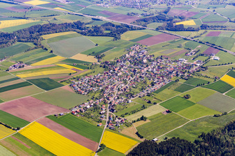 Vue aérienne de Quartier Irslingen in Dietingen dans le département Bade-Wurtemberg, Allemagne