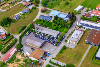 Vue aérienne de Vehicle Transport GmbH à Dornhan dans le département Bade-Wurtemberg, Allemagne