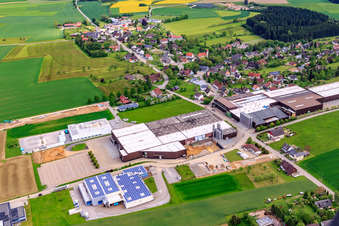 Photographie aérienne de GFV Closure Technology GmbH à le quartier Peterzell in Alpirsbach dans le département Bade-Wurtemberg, Allemagne