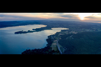 Vue aérienne de Allensbach dans le département Bade-Wurtemberg, Allemagne