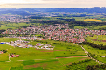 Vue aérienne de Du nord à Geislingen dans le département Bade-Wurtemberg, Allemagne