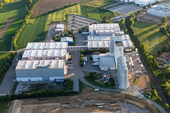 Vue oblique de Zone industrielle Industriestraße à Horb am Neckar dans le département Bade-Wurtemberg, Allemagne
