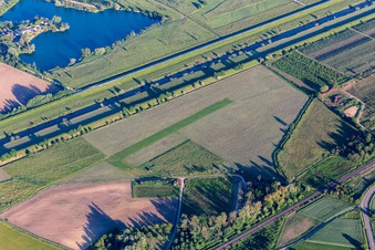 Vue aérienne de UL-Platz à Ohlsbach dans le département Bade-Wurtemberg, Allemagne