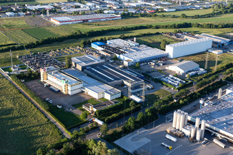 Vue aérienne de Zabler à Bruchsal dans le département Bade-Wurtemberg, Allemagne
