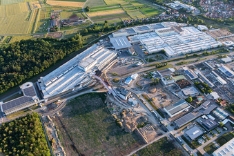 SEW Eurodrive à le quartier Graben in Graben-Neudorf dans le département Bade-Wurtemberg, Allemagne vue d'en haut