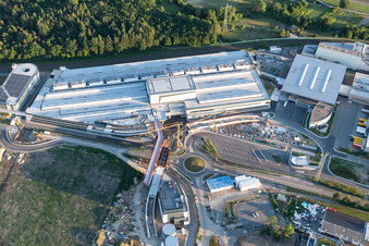 Vue d'oiseau de SEW Eurodrive à le quartier Graben in Graben-Neudorf dans le département Bade-Wurtemberg, Allemagne