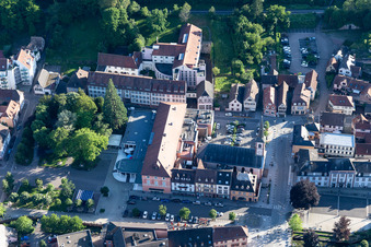 Photographie aérienne de Niederbronn-les-Bains dans le département Bas Rhin, France