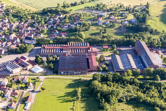 Oberbronn dans le département Bas Rhin, France d'en haut