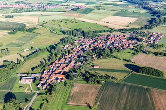 Mulhausen dans le département Bas Rhin, France hors des airs