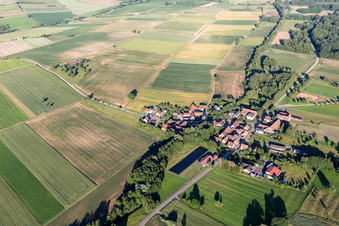 Vue aérienne de Moulin de Niefern à Uhrwiller dans le département Bas Rhin, France