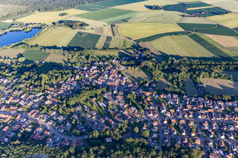 Schirrhoffen dans le département Bas Rhin, France d'en haut