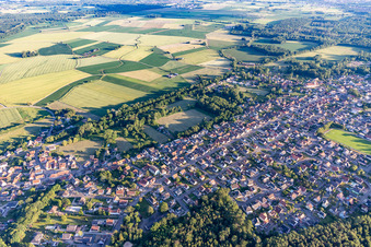 Schirrhoffen dans le département Bas Rhin, France hors des airs