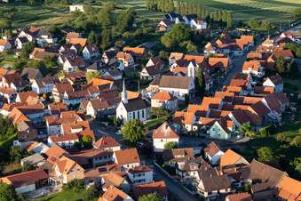 Buhl dans le département Bas Rhin, France vue du ciel