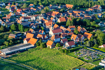 Trimbach dans le département Bas Rhin, France vue d'en haut