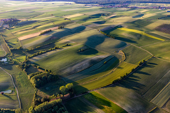 Photographie aérienne de Seebach dans le département Bas Rhin, France