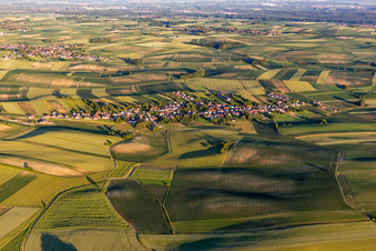 Siegen dans le département Bas Rhin, France hors des airs