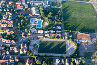 Vue aérienne de TuS Maikammer 1920 eV à Maikammer dans le département Rhénanie-Palatinat, Allemagne