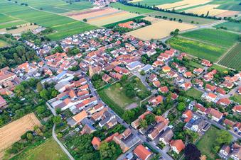 Vue aérienne de De l'ouest à Großfischlingen dans le département Rhénanie-Palatinat, Allemagne