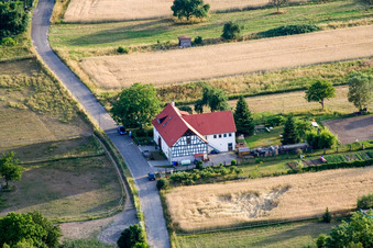Vue aérienne de Rue Litzelstetter à le quartier Wollmatingen in Konstanz dans le département Bade-Wurtemberg, Allemagne