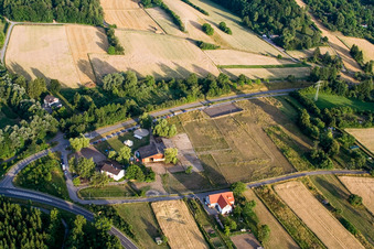 Reithof Trab eV - Équitation thérapeutique sur le lac de Constance à le quartier Wollmatingen in Konstanz dans le département Bade-Wurtemberg, Allemagne d'en haut