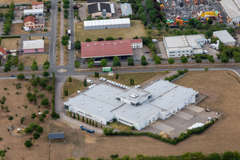 Vue aérienne de Esco Metallbausysteme GmbH succursale d'Erfurt à Arnstadt dans le département Thuringe, Allemagne