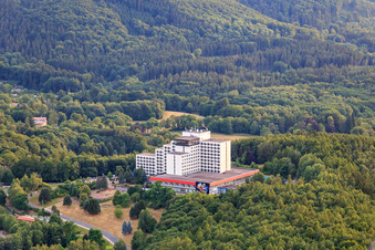 Vue aérienne de Hôtel de montagne AHORN Friedrichroda à Friedrichroda dans le département Thuringe, Allemagne