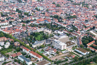 Vue aérienne de Hôpital des Diaconesses à Speyer dans le département Rhénanie-Palatinat, Allemagne