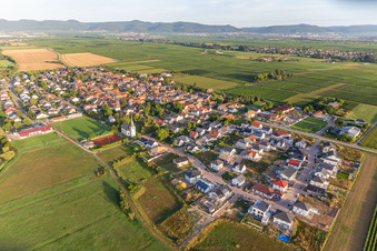 Photographie aérienne de Nouvelle zone de développement Karl-Litty-Straße depuis l'est à Altdorf dans le département Rhénanie-Palatinat, Allemagne
