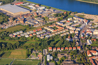 Vue aérienne de Ensemble résidentiel de Lichtenbergerstraße à Speyer dans le département Rhénanie-Palatinat, Allemagne