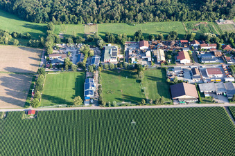 Vue aérienne de FC Lustadt eV à Lustadt dans le département Rhénanie-Palatinat, Allemagne