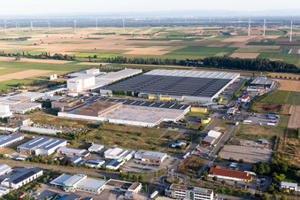 Offenbach an der Queich dans le département Rhénanie-Palatinat, Allemagne vue d'en haut