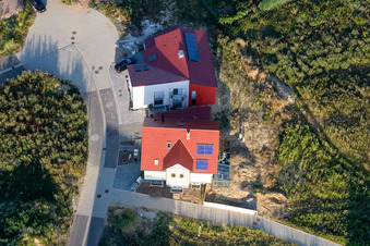 Vue oblique de Nouvelle zone de développement Am Höhenweg à Kandel dans le département Rhénanie-Palatinat, Allemagne