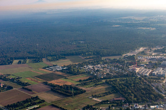 Vue aérienne de Bague James Monroe à le quartier Käfertal in Mannheim dans le département Bade-Wurtemberg, Allemagne