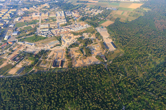 Vue aérienne de Site de l'ancienne caserne américaine SULLIVAN à Käfertaler Wald à Käfertal dans le département Bade-Wurtemberg, Allemagne