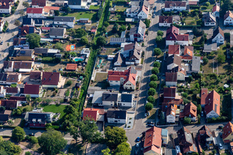 Règlement à Kandel dans le département Rhénanie-Palatinat, Allemagne hors des airs