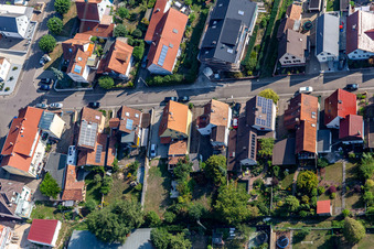 Vue aérienne de Bar à vin Waldstr à Kandel dans le département Rhénanie-Palatinat, Allemagne